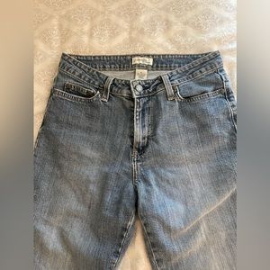 Medium wash, straight leg jeans